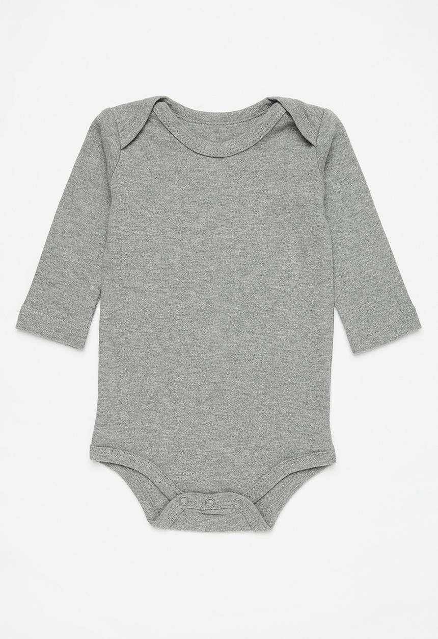 Pop Candy - Long sleeve romper - grey