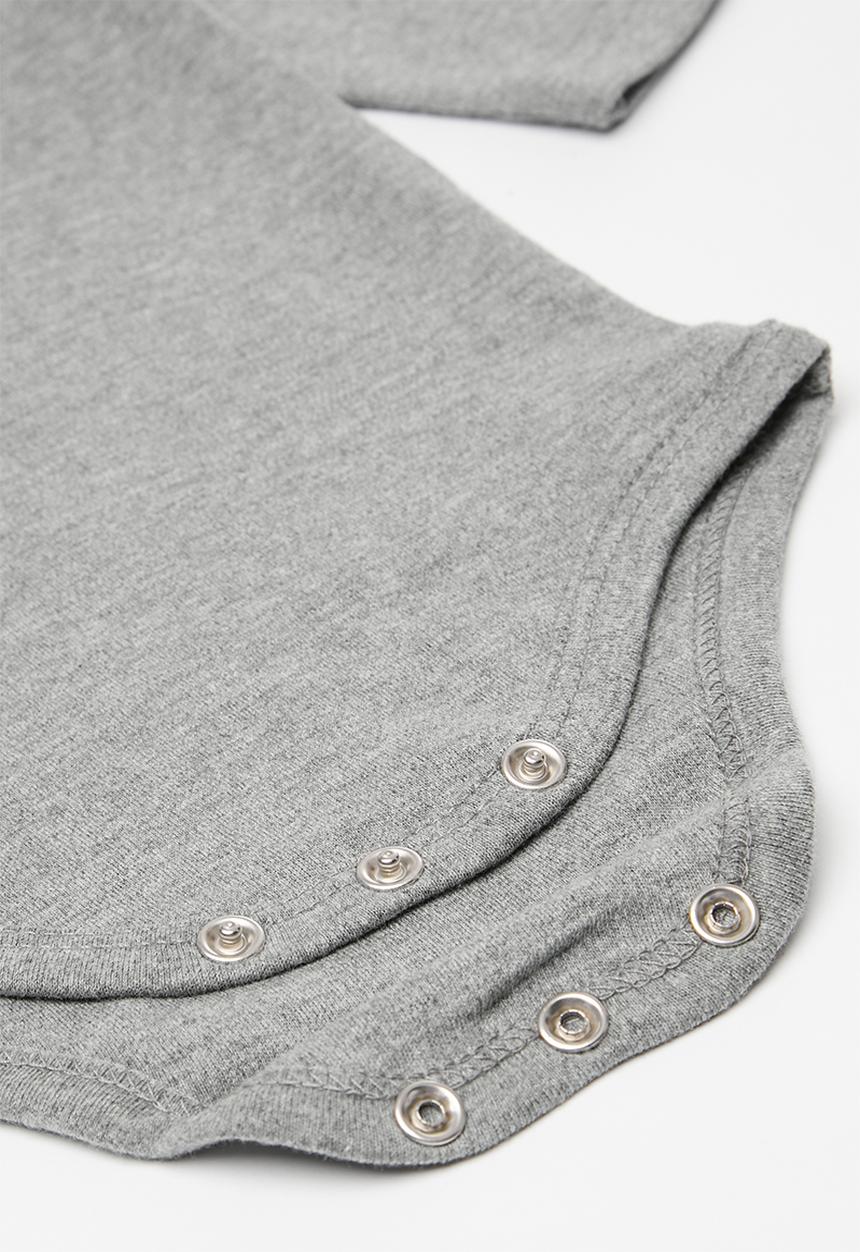 Pop Candy - Long sleeve romper - grey