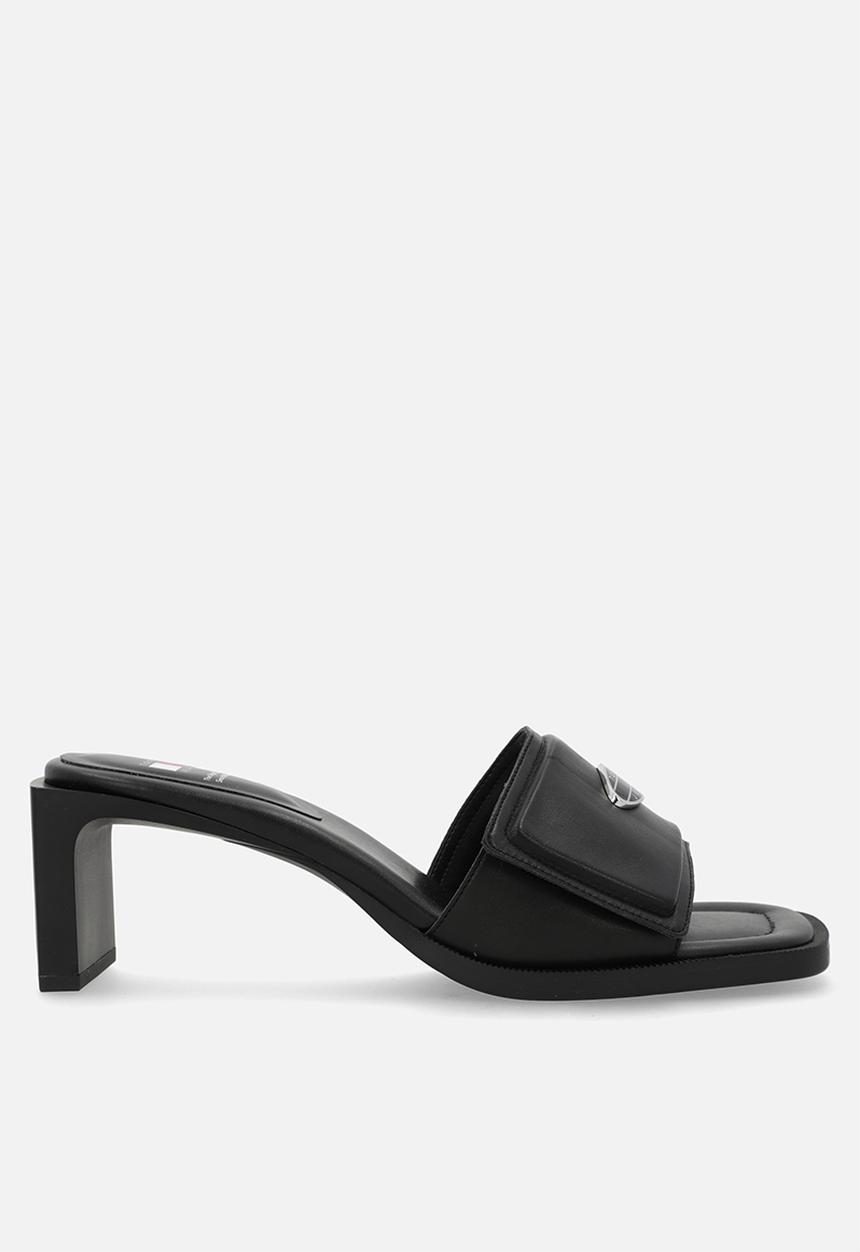 Tommy Hilfiger - The soho leather mule heel - black