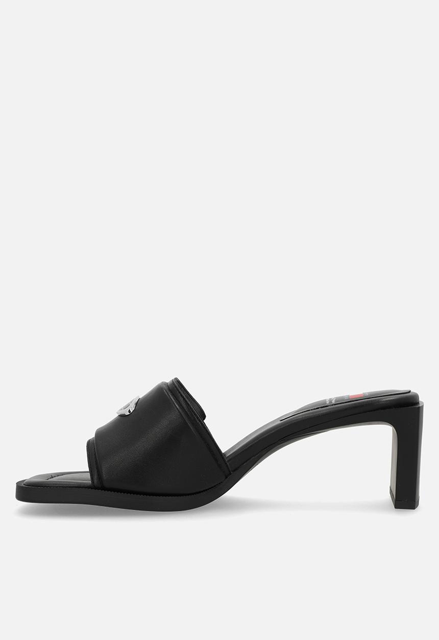 Tommy Hilfiger - The soho leather mule heel - black