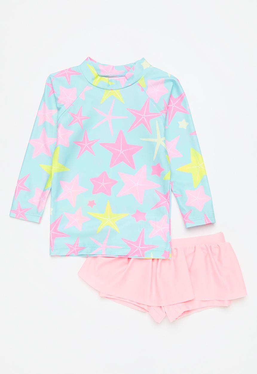 Pop Candy - 2 Piece swimsuit set - blue & pink