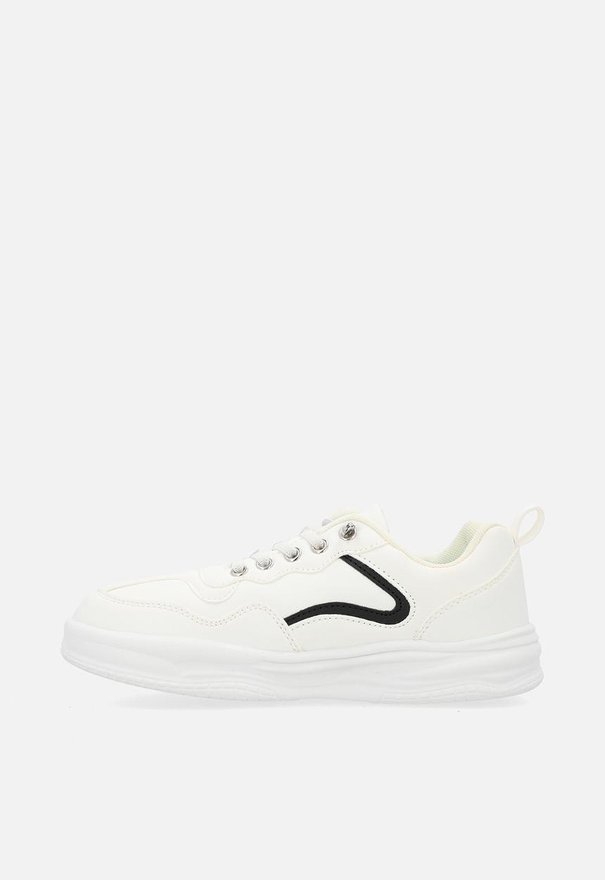 Pop Candy - Older boys lace sneakers - white