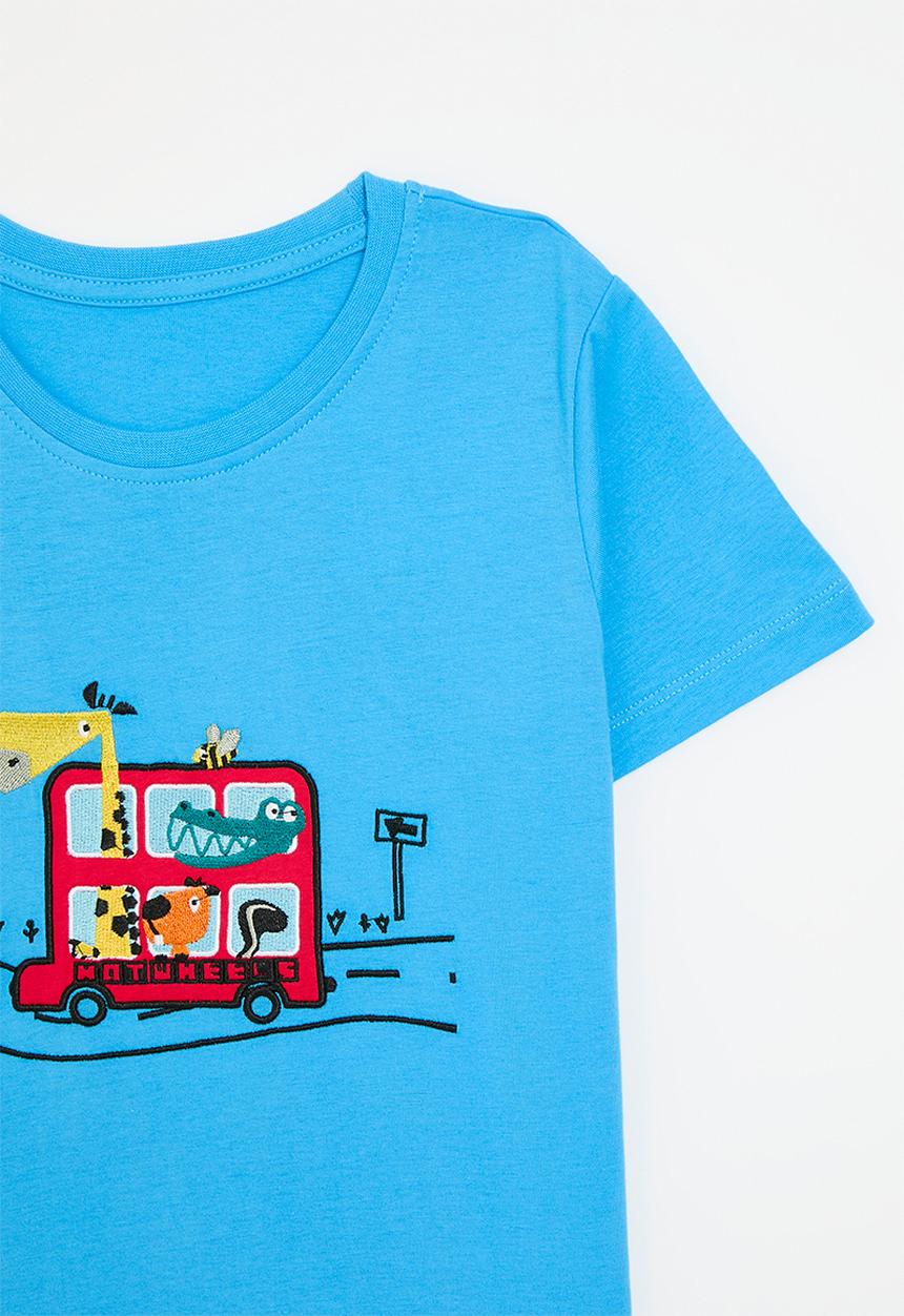 Pop Candy - Printed tee - blue