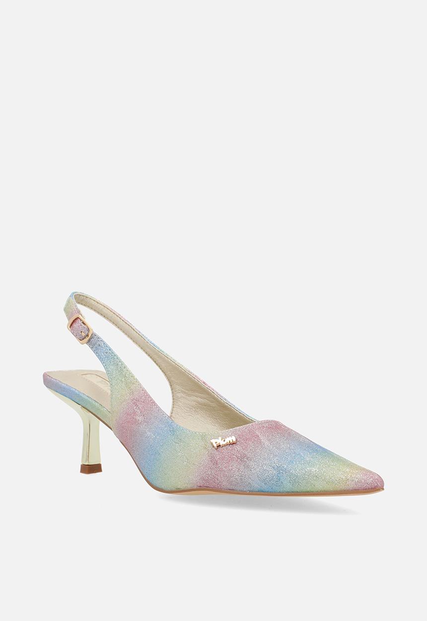 Plum - Smart slingback heel - blue ombre