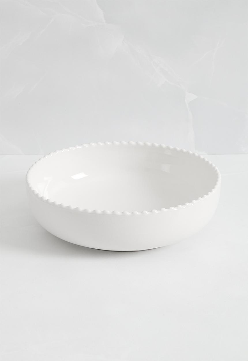 Sixth Floor - Boba pasta bowl set of 4 - white