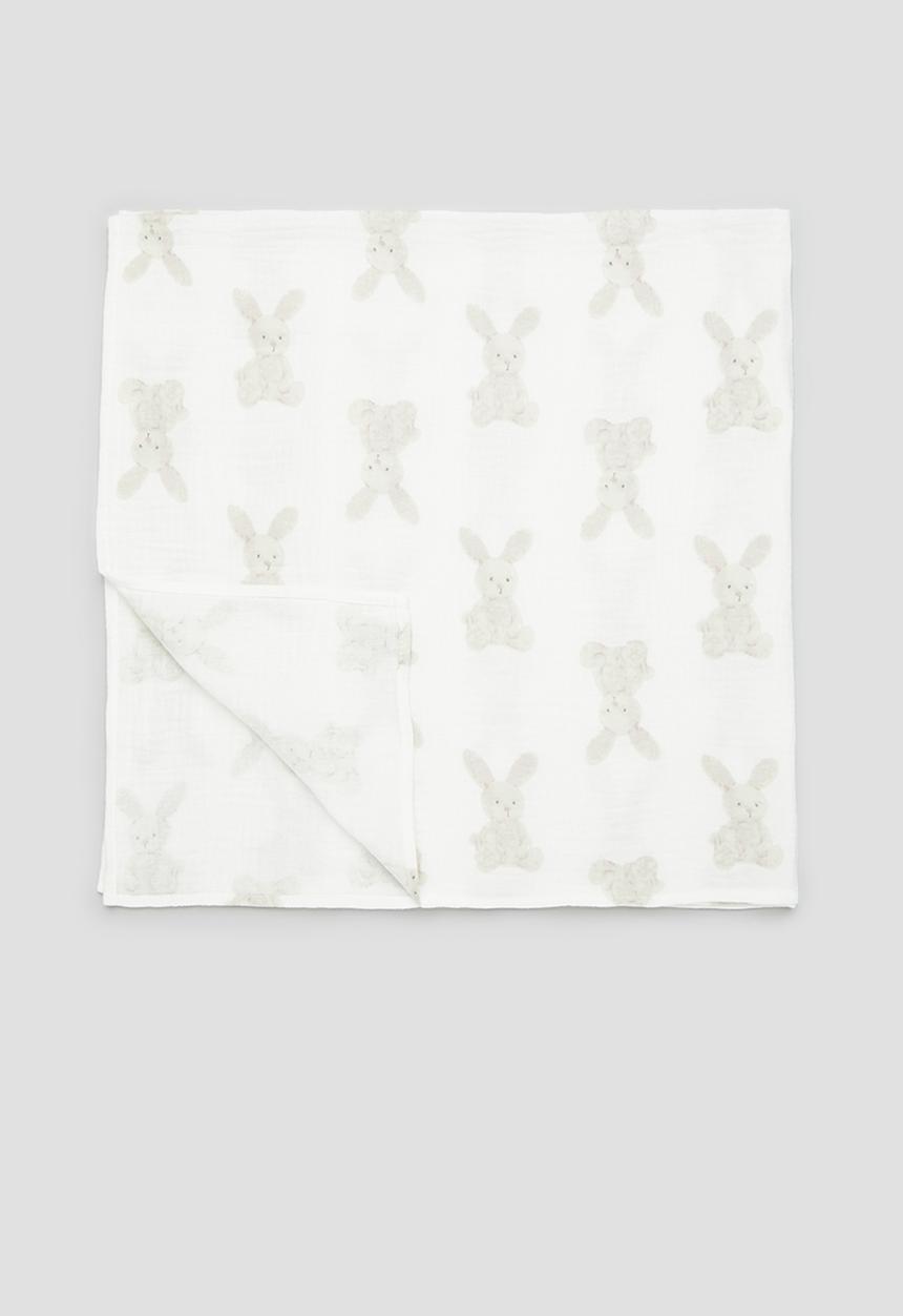 Pop Candy - Printed blanket-white