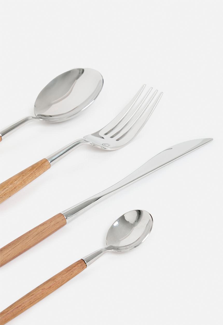Nicolson Russell - California 16 Piece Cutlery Set - Brown