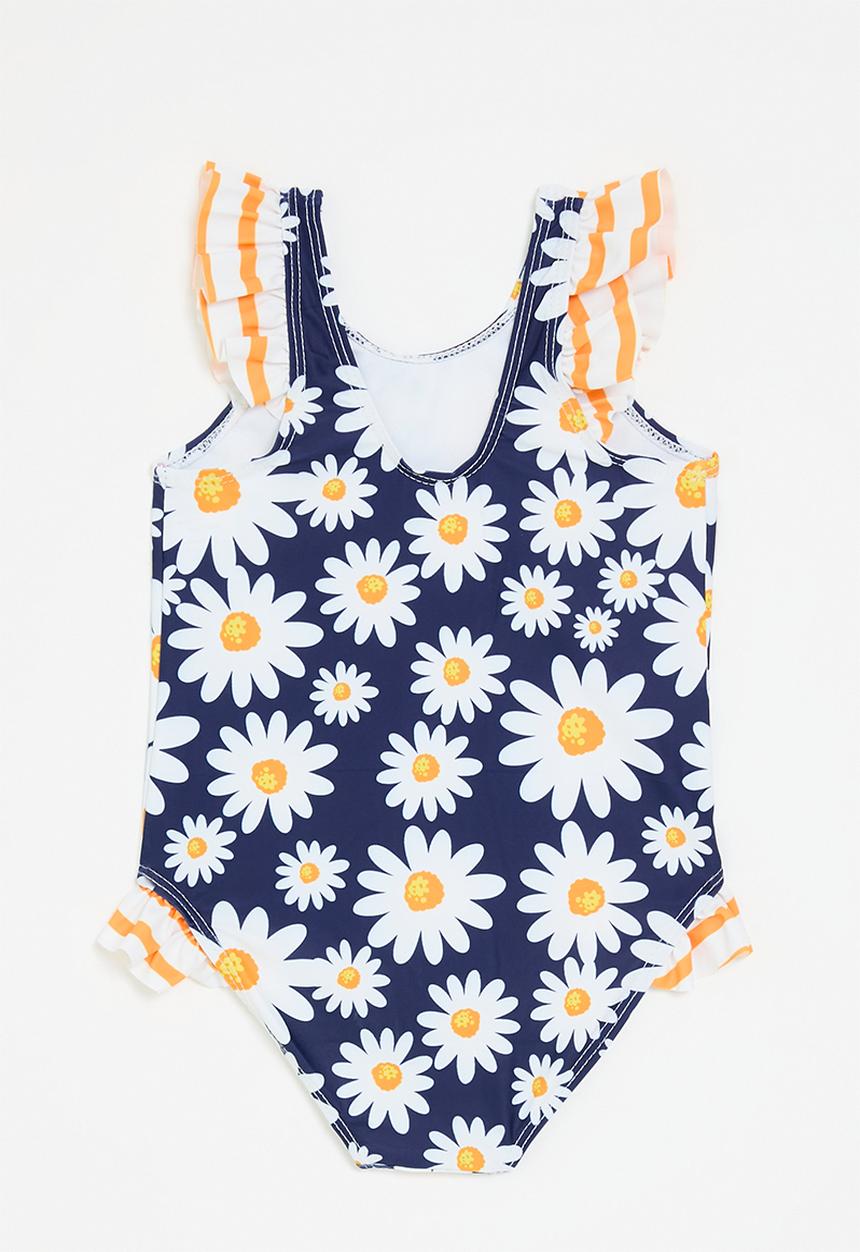 Pop Candy - Floral one piece swim set - blue