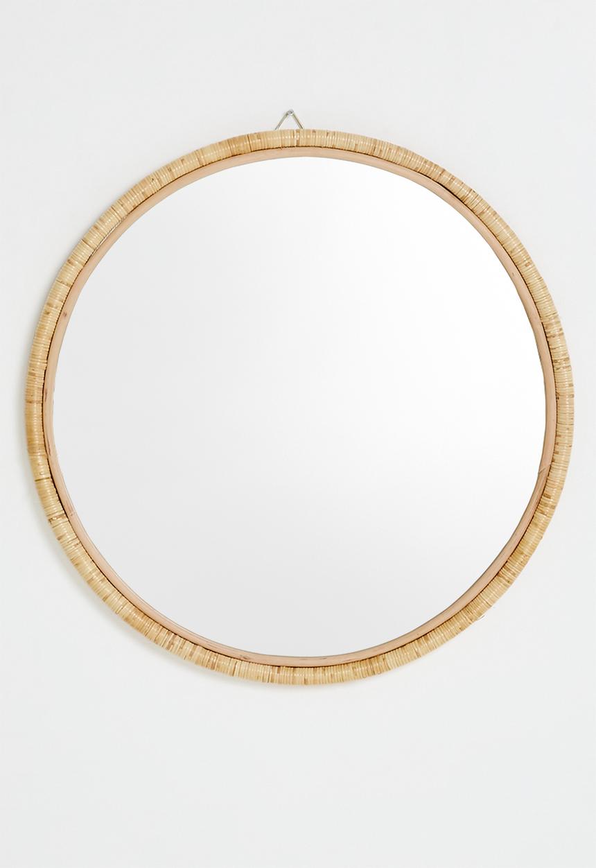 Sixth Floor - Round Mirror - Natural