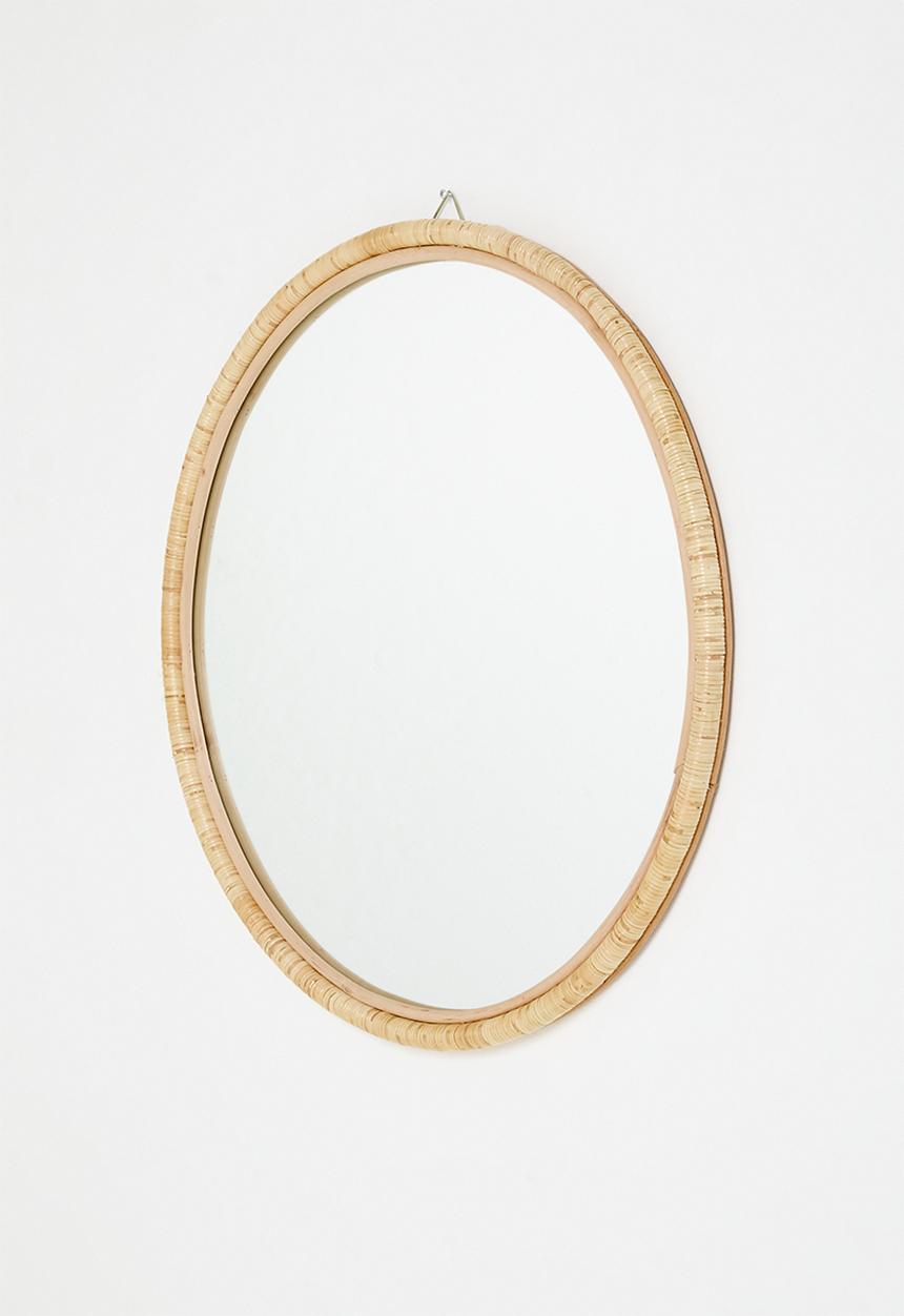 Sixth Floor - Round Mirror - Natural