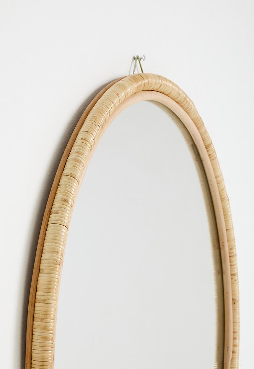 Sixth Floor - Round Mirror - Natural