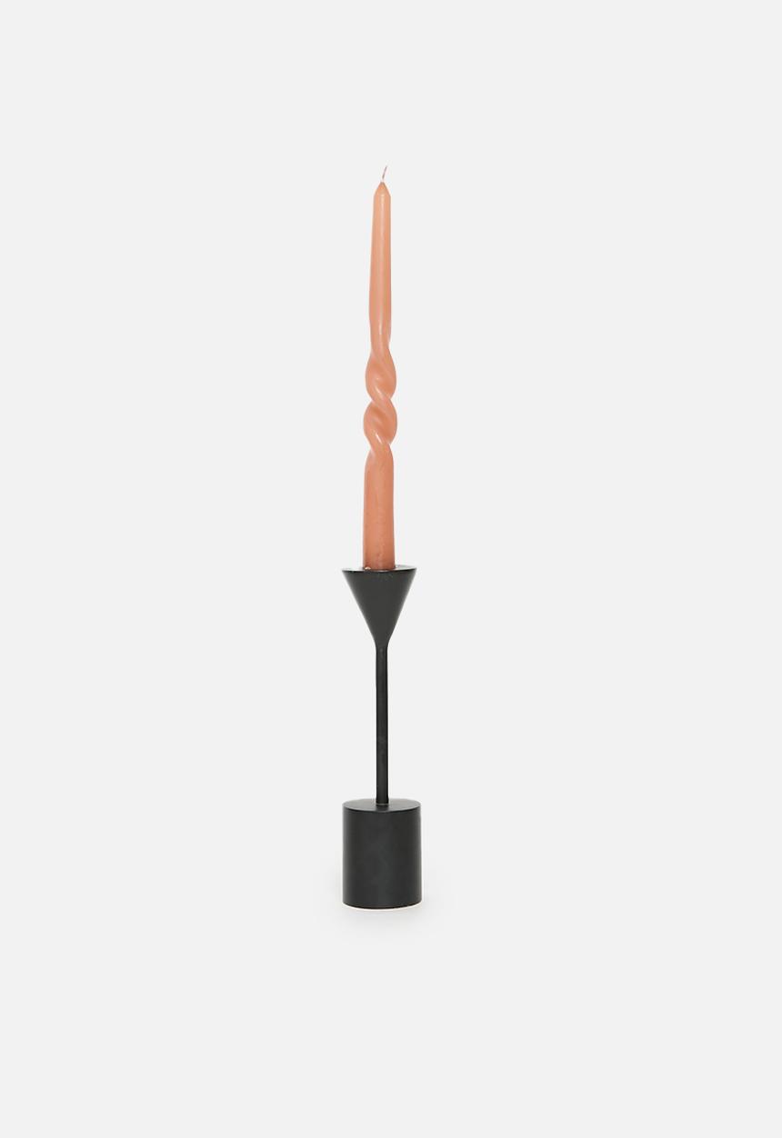 H&S - Twisted Candle Set - Olive