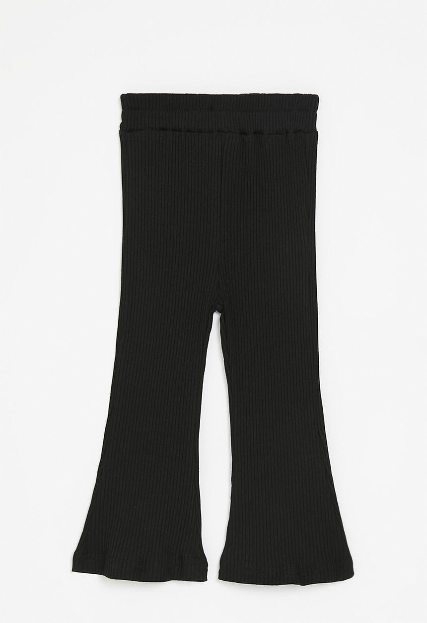 Pop Candy - Flared leggings - black