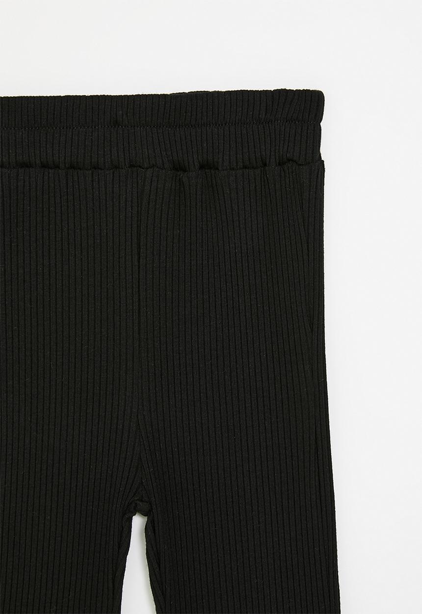 Pop Candy - Flared leggings - black