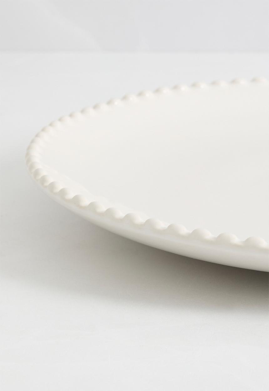 Sixth Floor - Boba dinner plate set of 4 - White