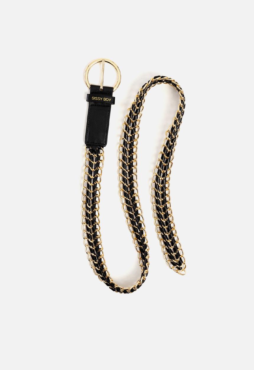 SISSY BOY - Chained to you - black/gold