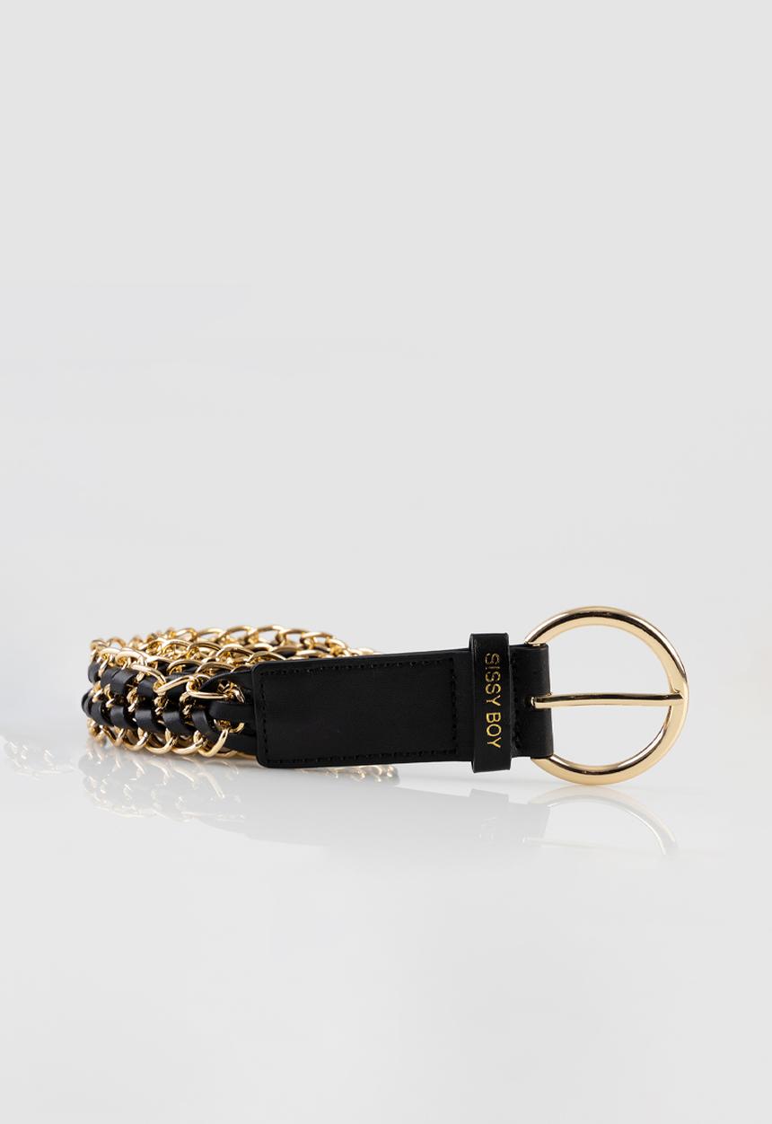 SISSY BOY - Chained to you - black/gold