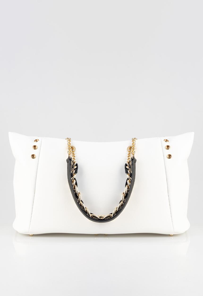 SISSY BOY - Large shopper bag - white