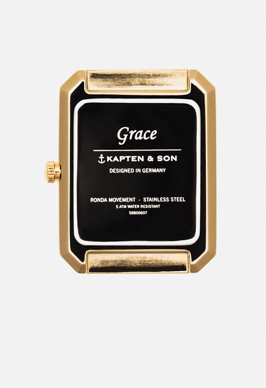 Kapten & Son - Grace woven steel watch - gold