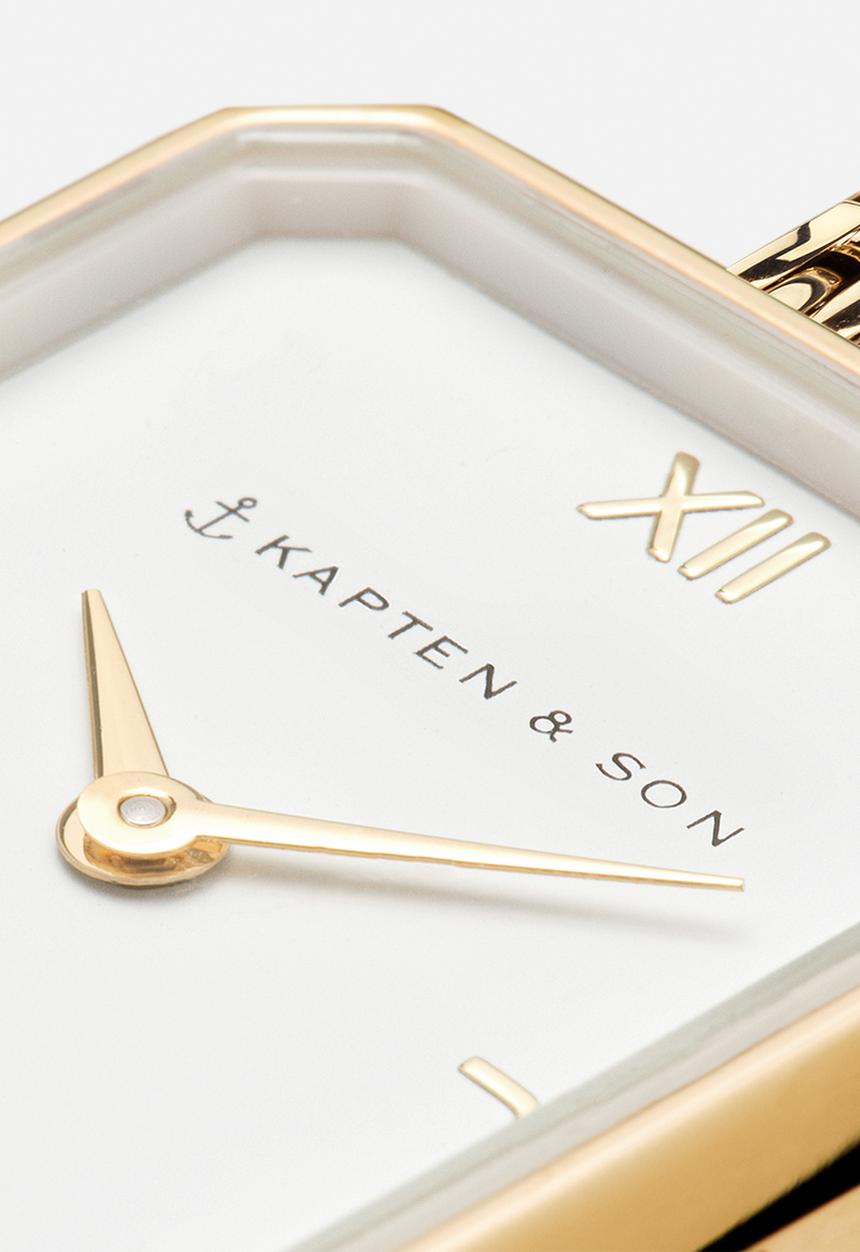 Kapten & Son - Grace woven steel watch - gold