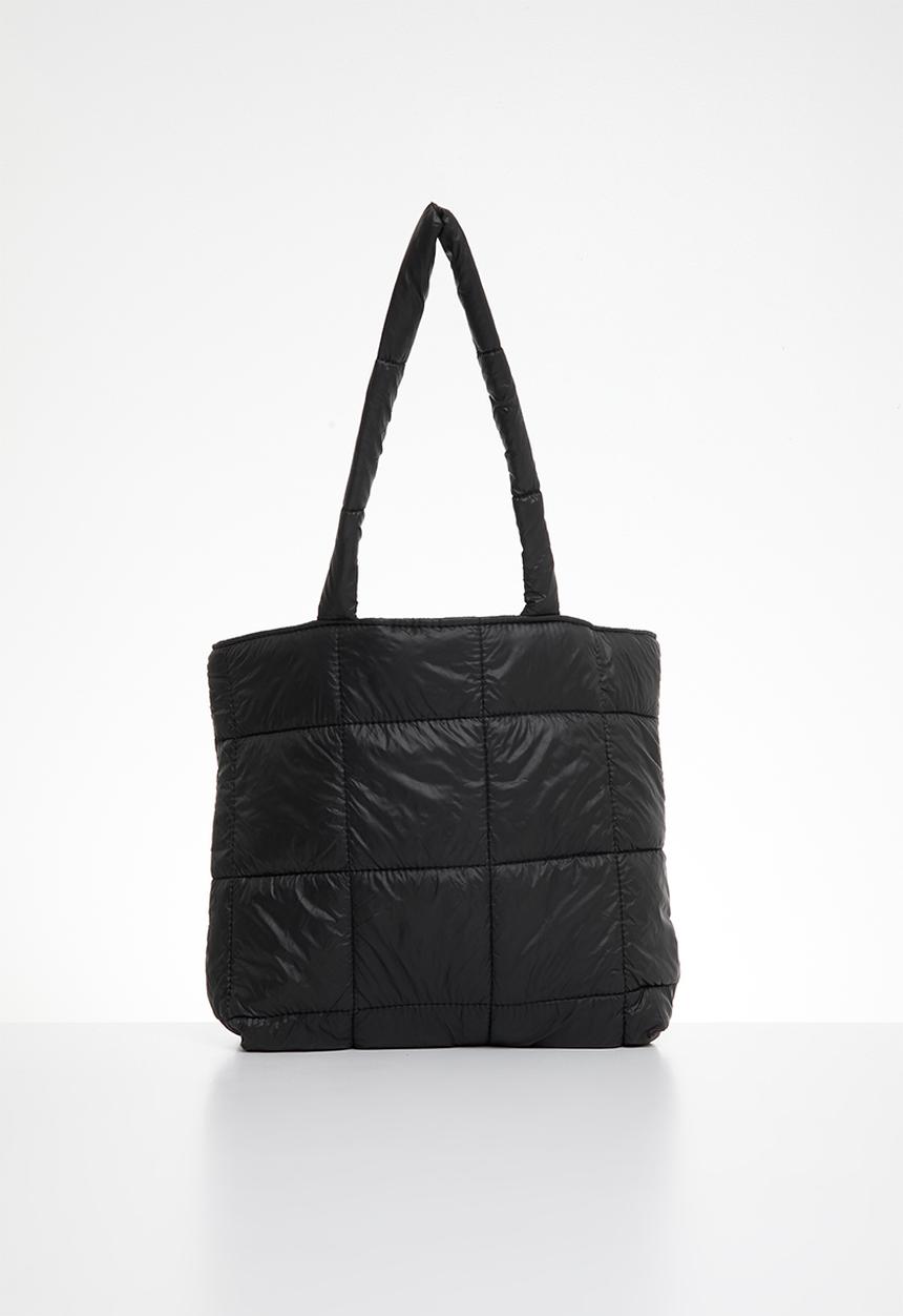 Pop Candy - Quilted hand bag - black