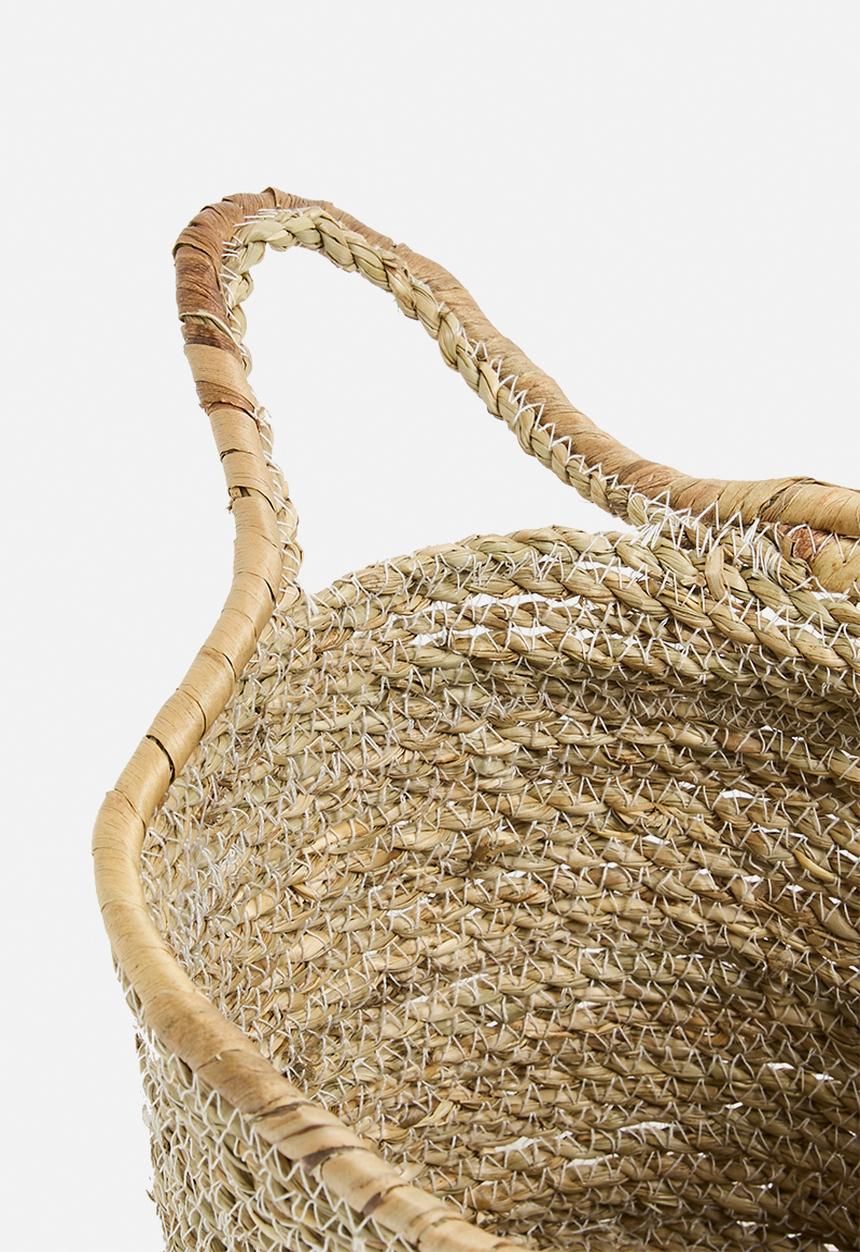 Sixth Floor - Seagrass Hanging basket - neutral