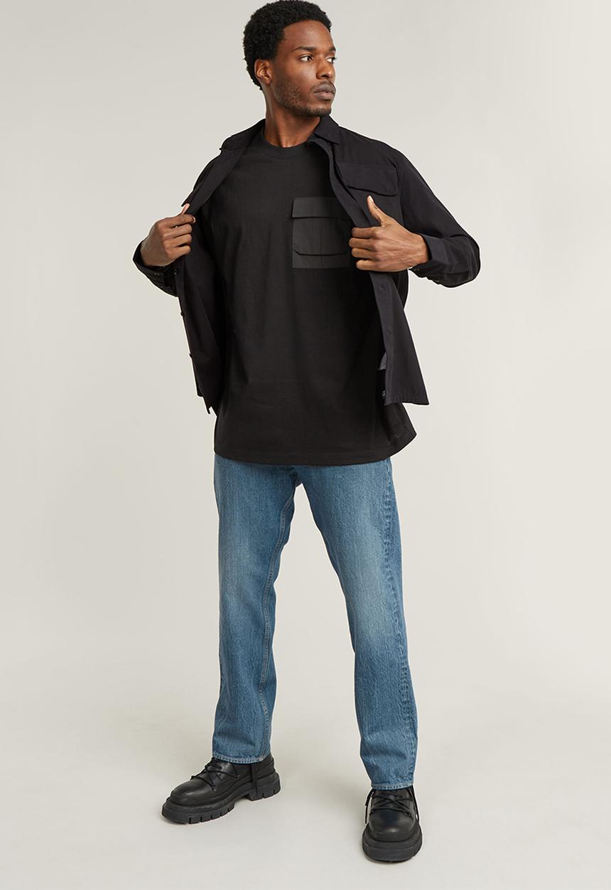 G-STAR - CPO Regular Shirt l\s - dk black