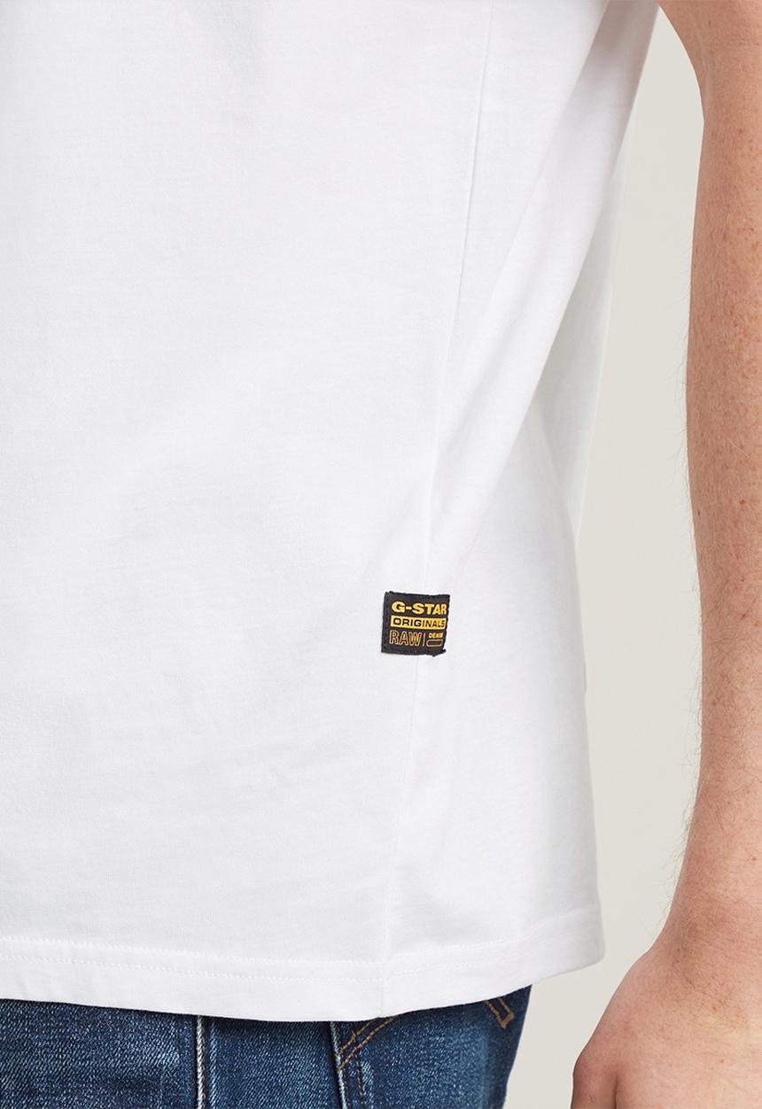 G-STAR - Topography chest gr slim r t - white