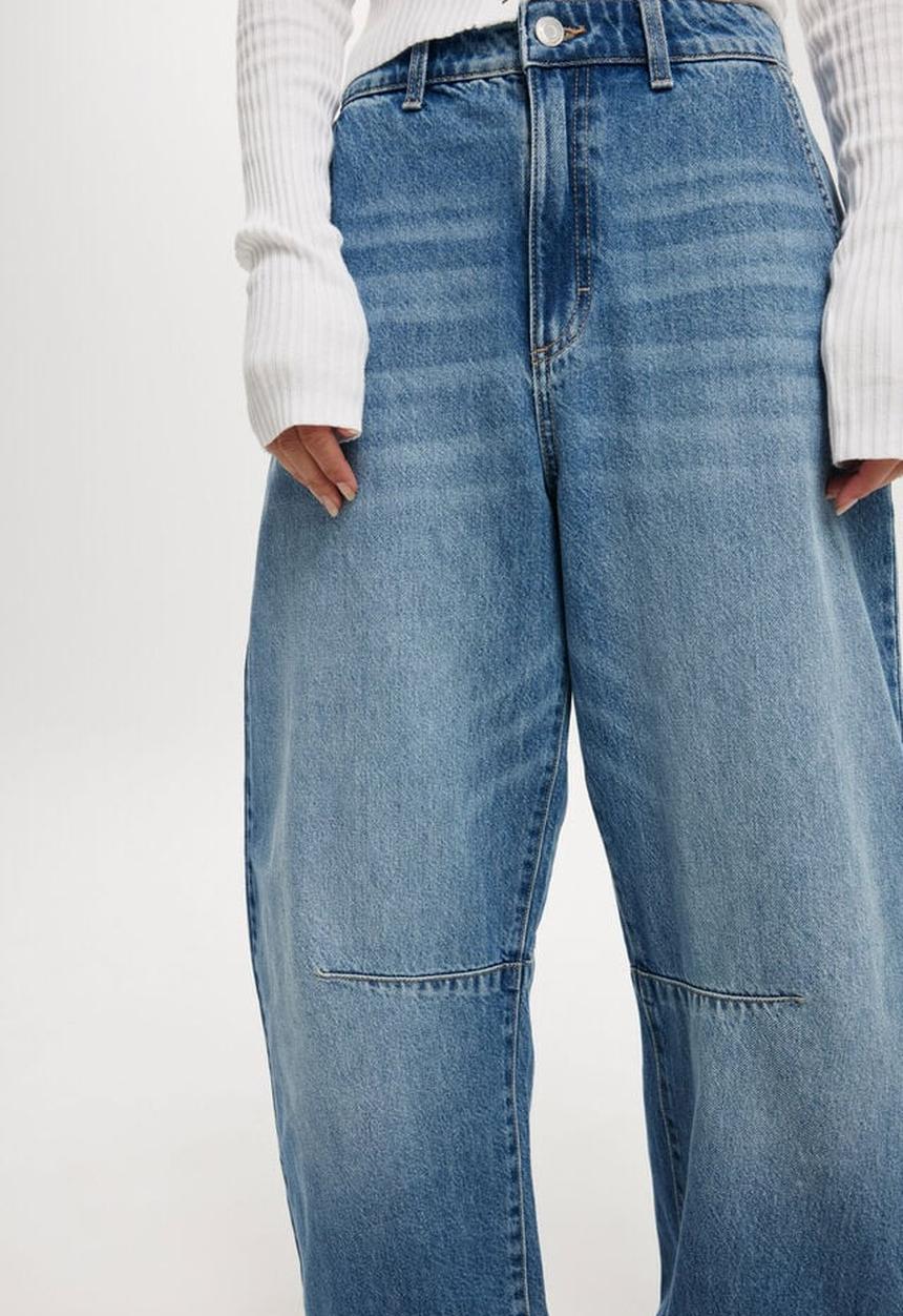 Cotton On - Barrel jean - saltwater blue
