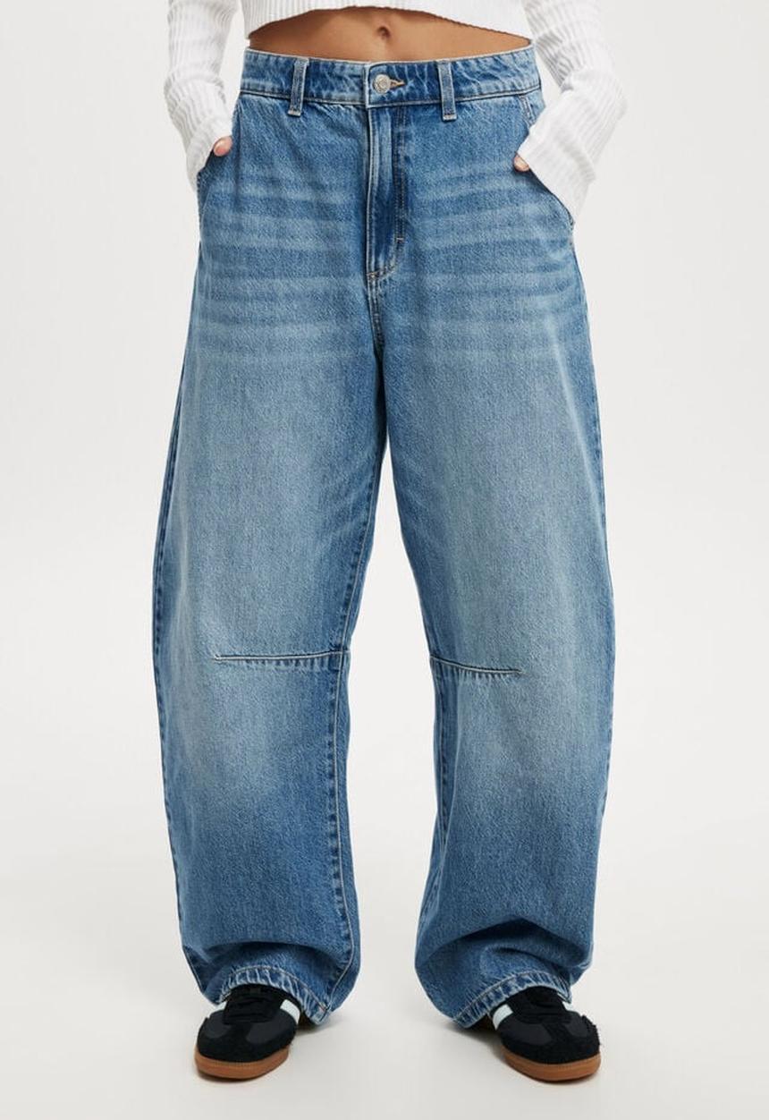 Cotton On - Barrel jean - saltwater blue