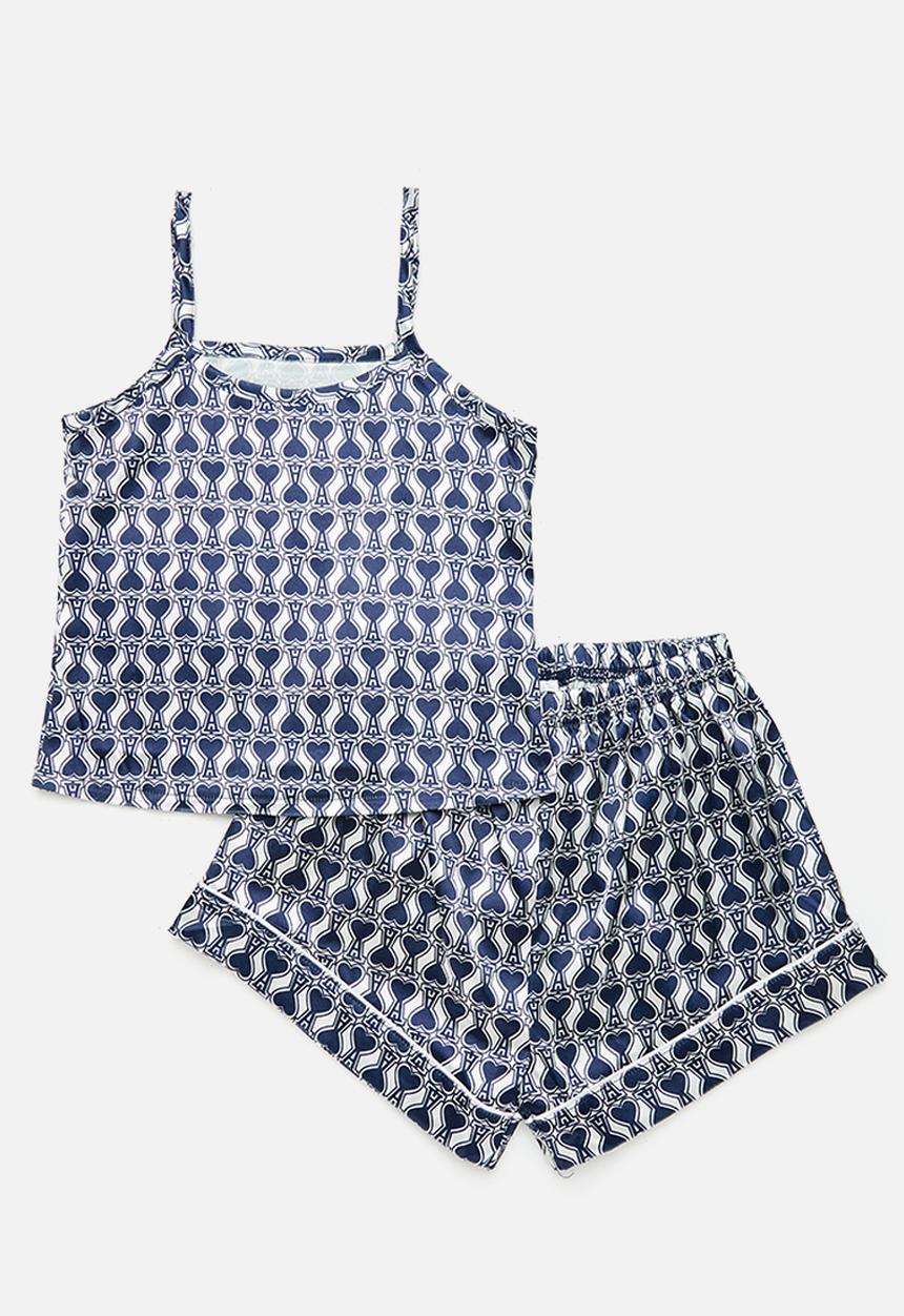 Pop Candy - Cami pj set-blue & white