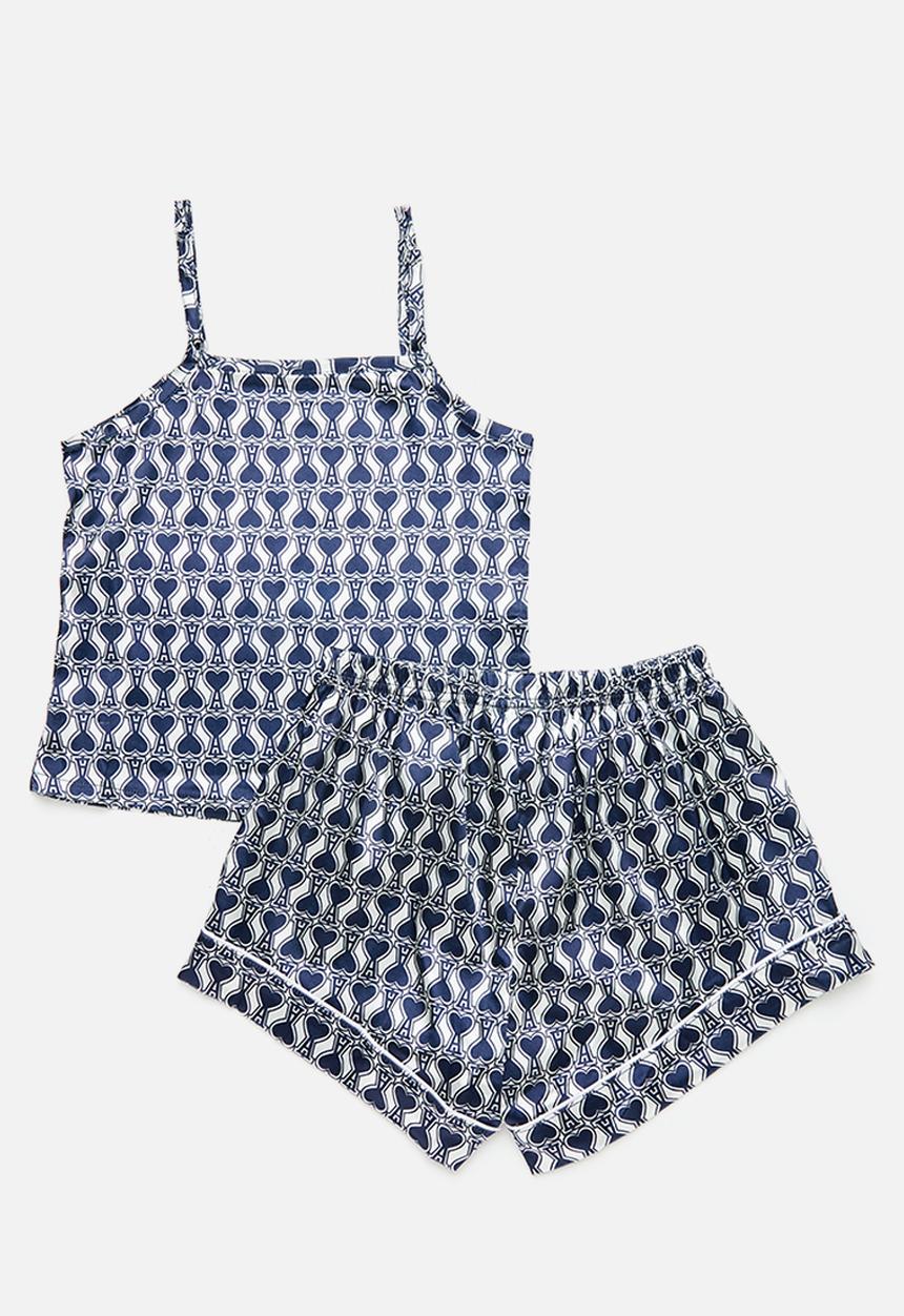 Pop Candy - Cami pj set-blue & white
