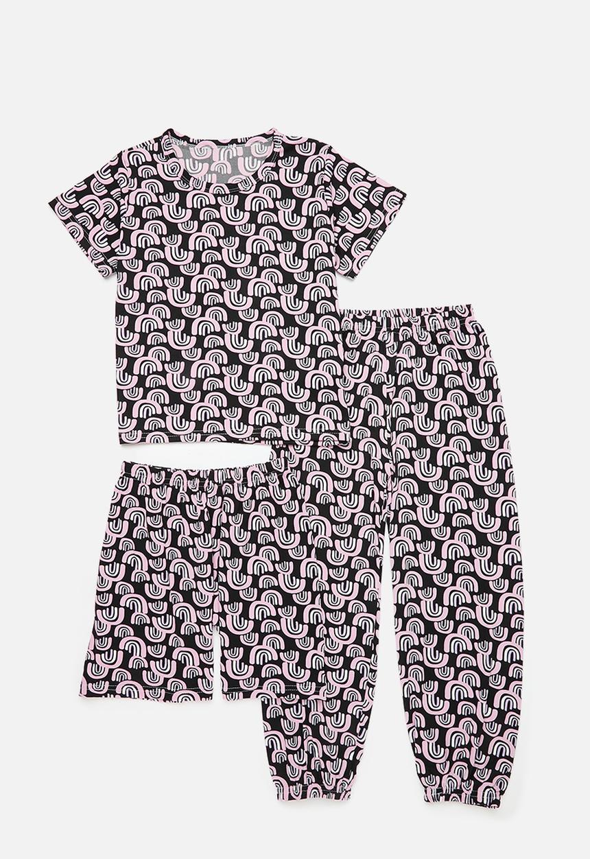 Pop Candy - 3 Piece pj set - multi