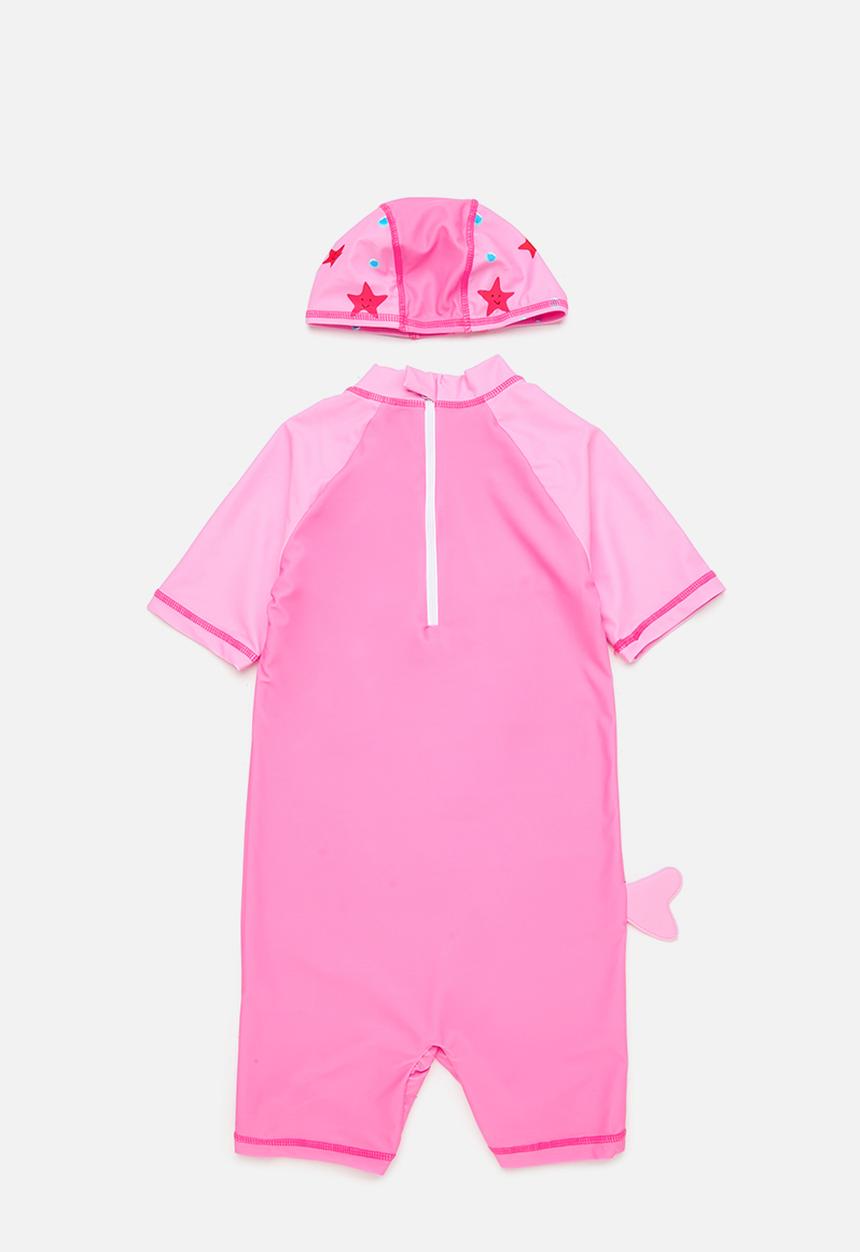 Pop Candy - Swim suit & cap set - pink