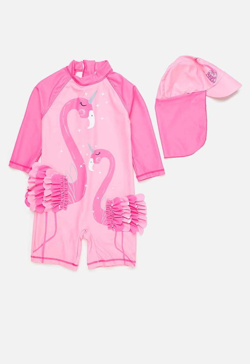 Pop Candy - Swim suit & cap set - pink