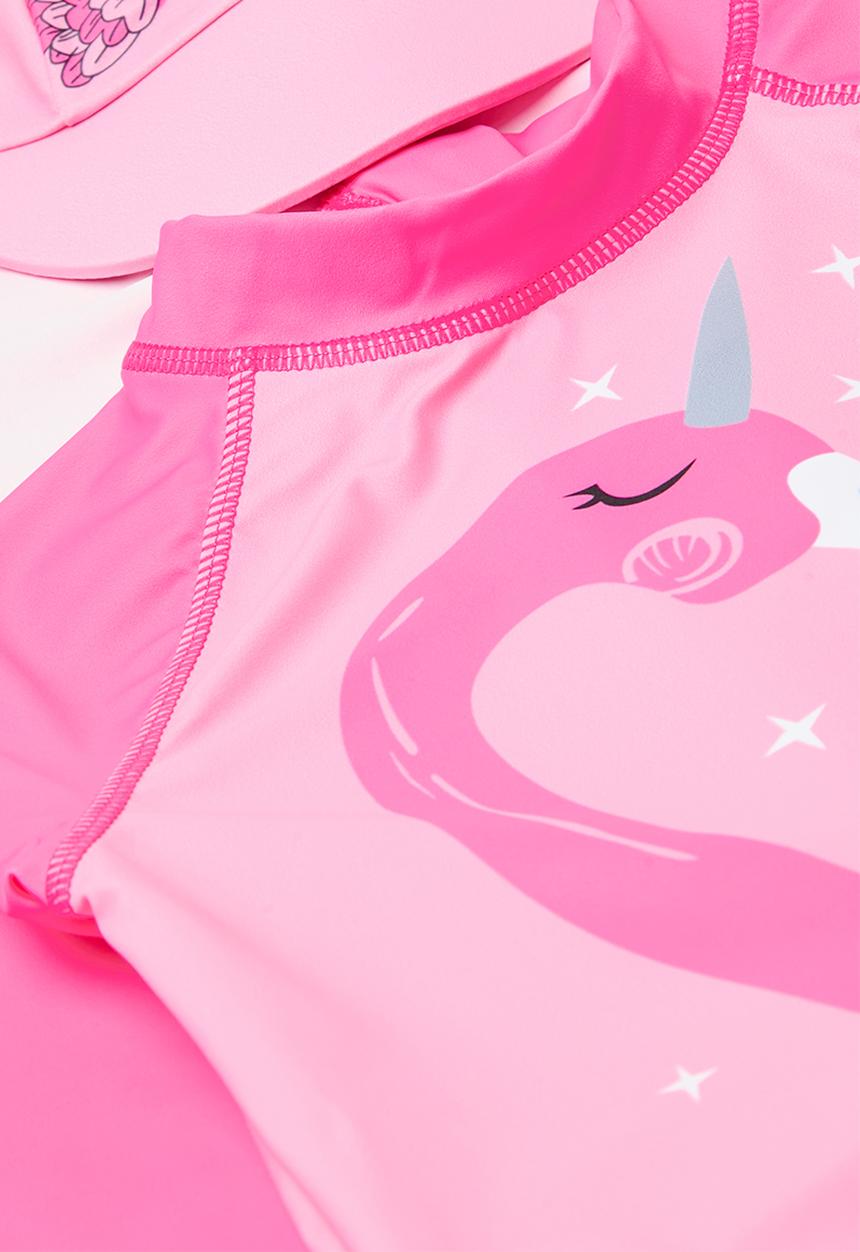 Pop Candy - Swim suit & cap set - pink