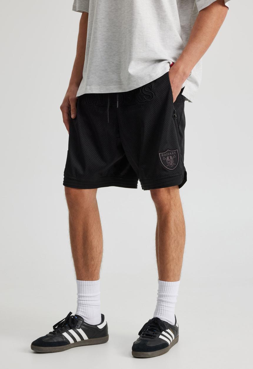 Factorie - Nfl Basketball Short - Lcn Nfl Black/Raiders New Stealth