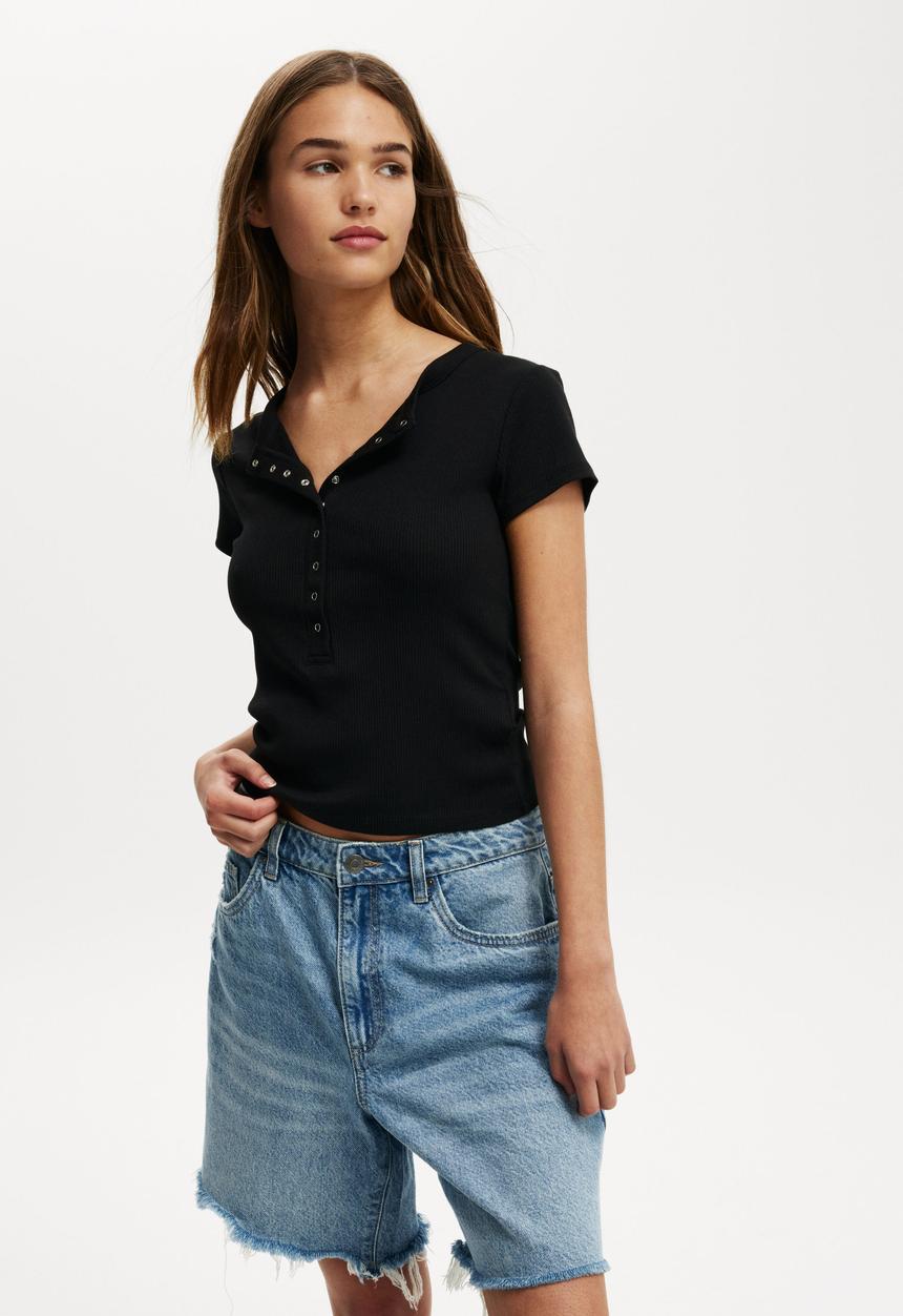 Cotton On - Christy Henley Tee - Black