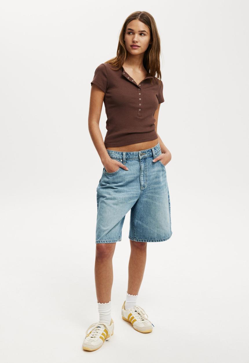 Cotton On - Christy Henley Tee - Chocolate