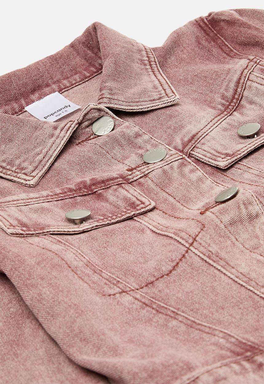 Pop Candy - Trucker jacket & skirt set - pink