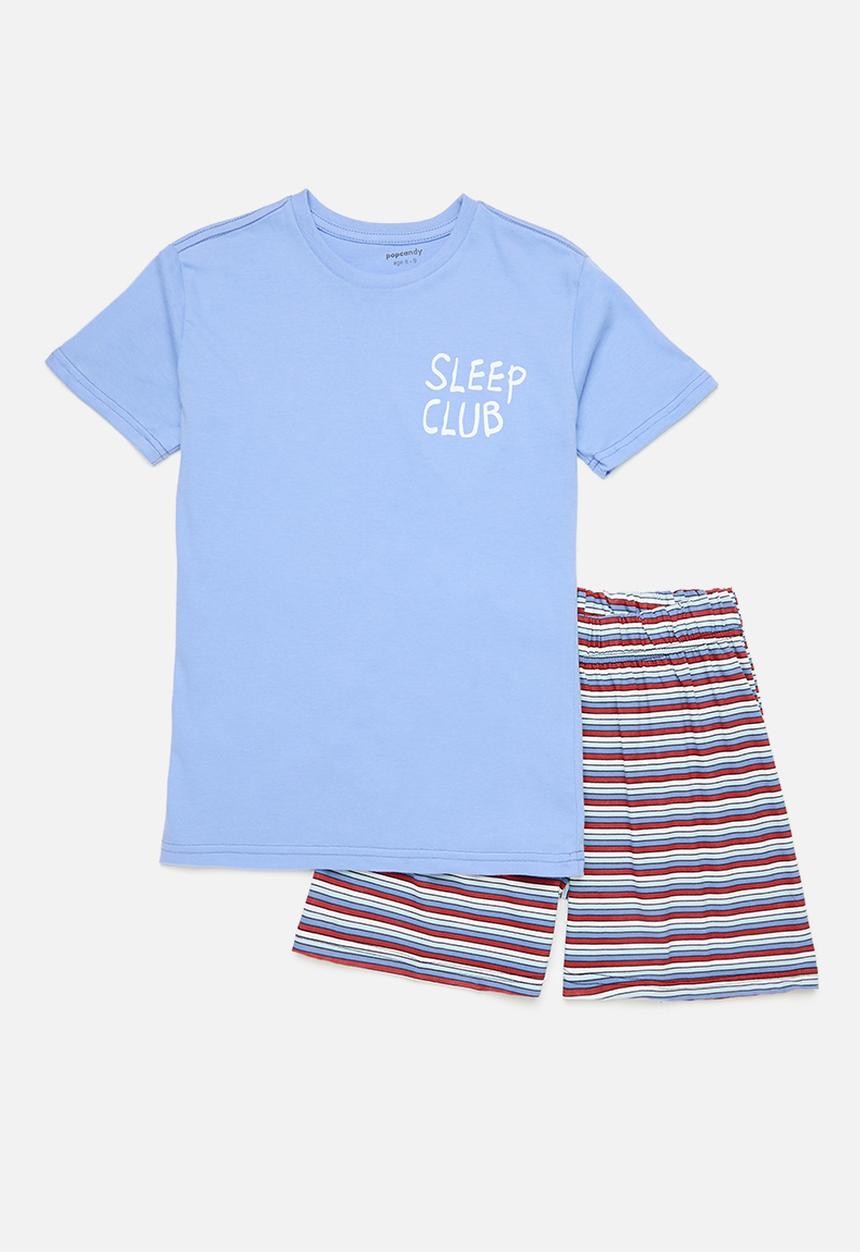 Pop Candy - Pj set-blue/stripe