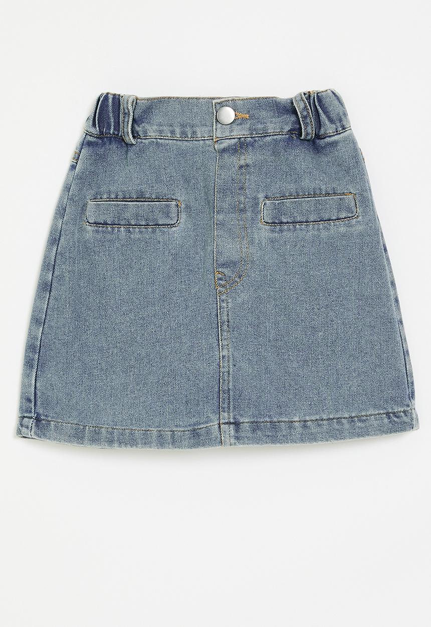 Pop Candy - Denim skirt - stonewash