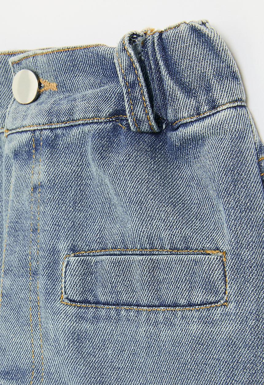 Pop Candy - Denim skirt - stonewash