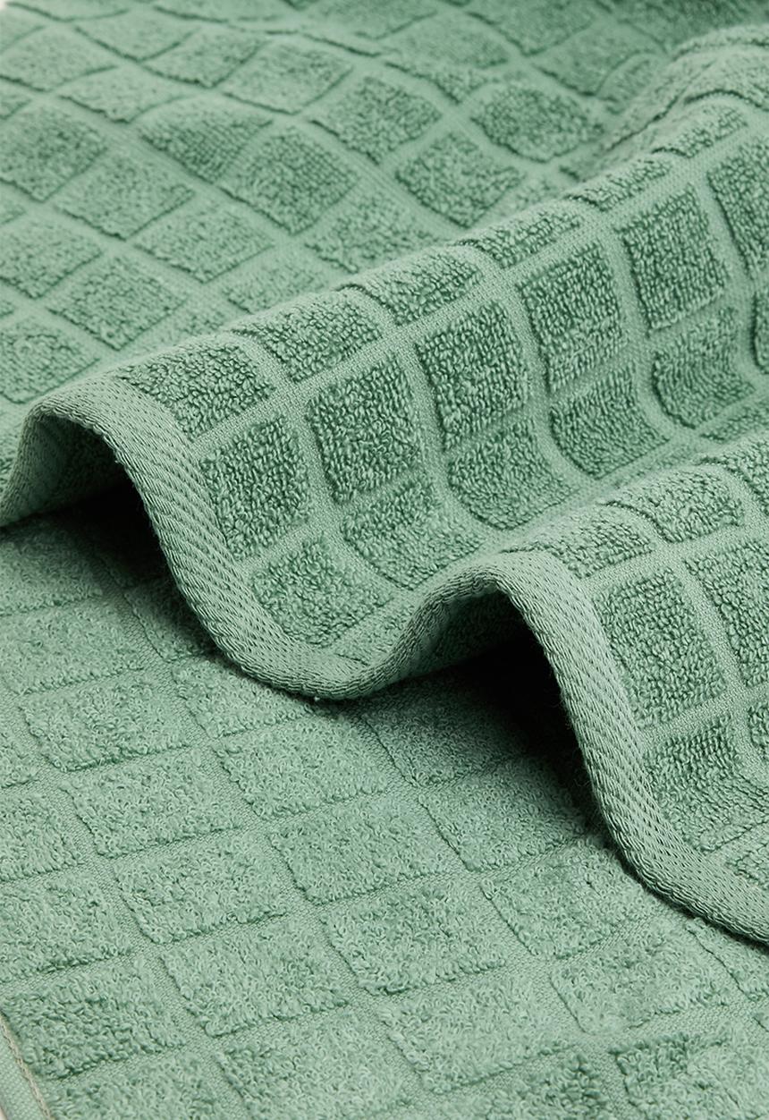 Colibri - Grid Check Zero Twist Towel - Sage