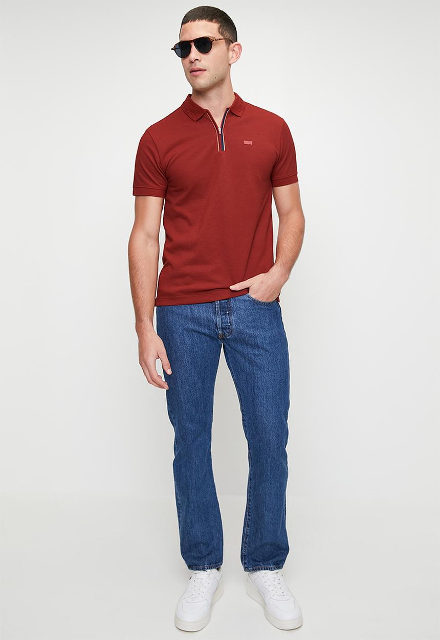 Levi’s® - Blr Mt Zip Plkt Polo1 Texture  Zip  Polo 1