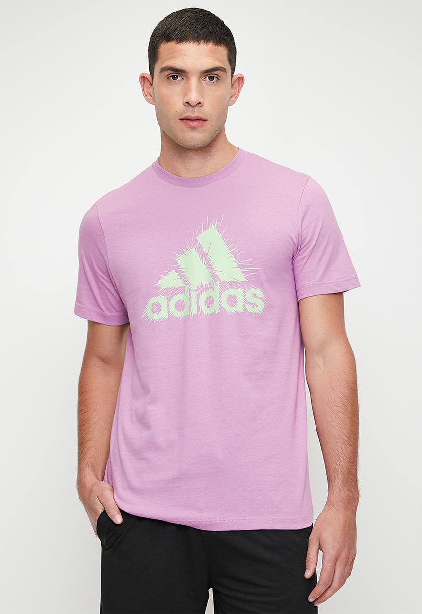 adidas Performance - khols brand tee - preloved purple