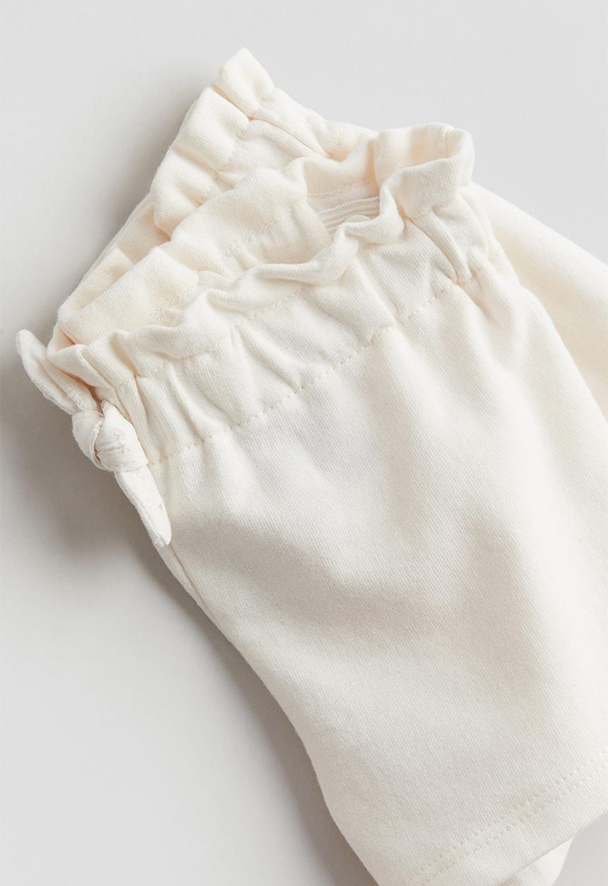 H&M - Sweatshirt shorts - white