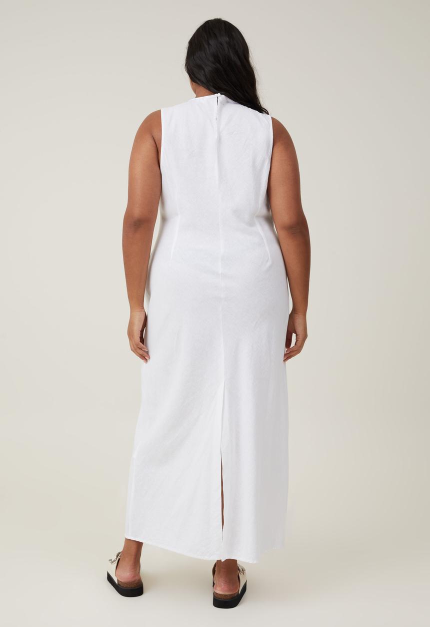 Cotton On - Plus Haven High Neck Maxi Dress - White