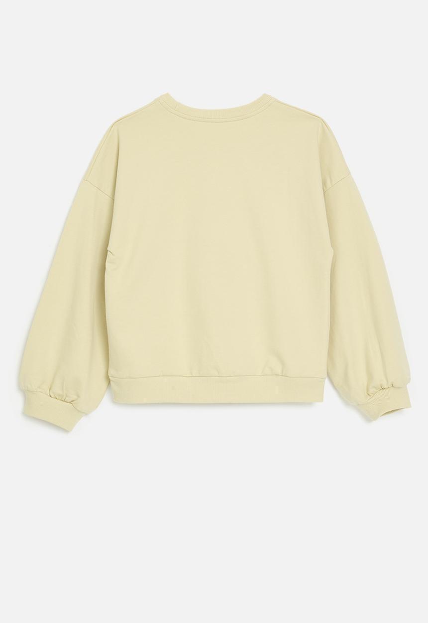 Pop Candy - Floral print sweat top - beige
