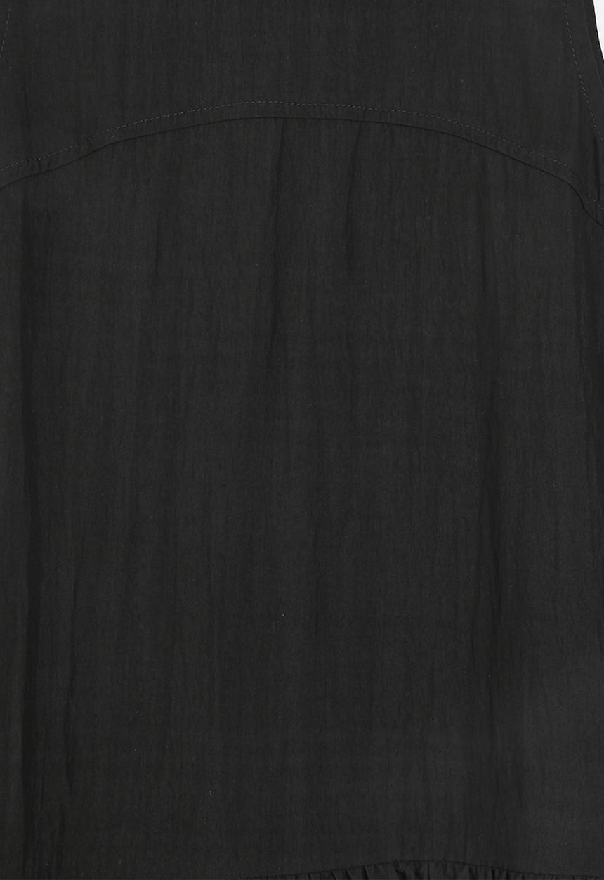 Pop Candy - Bubble hem dress - black